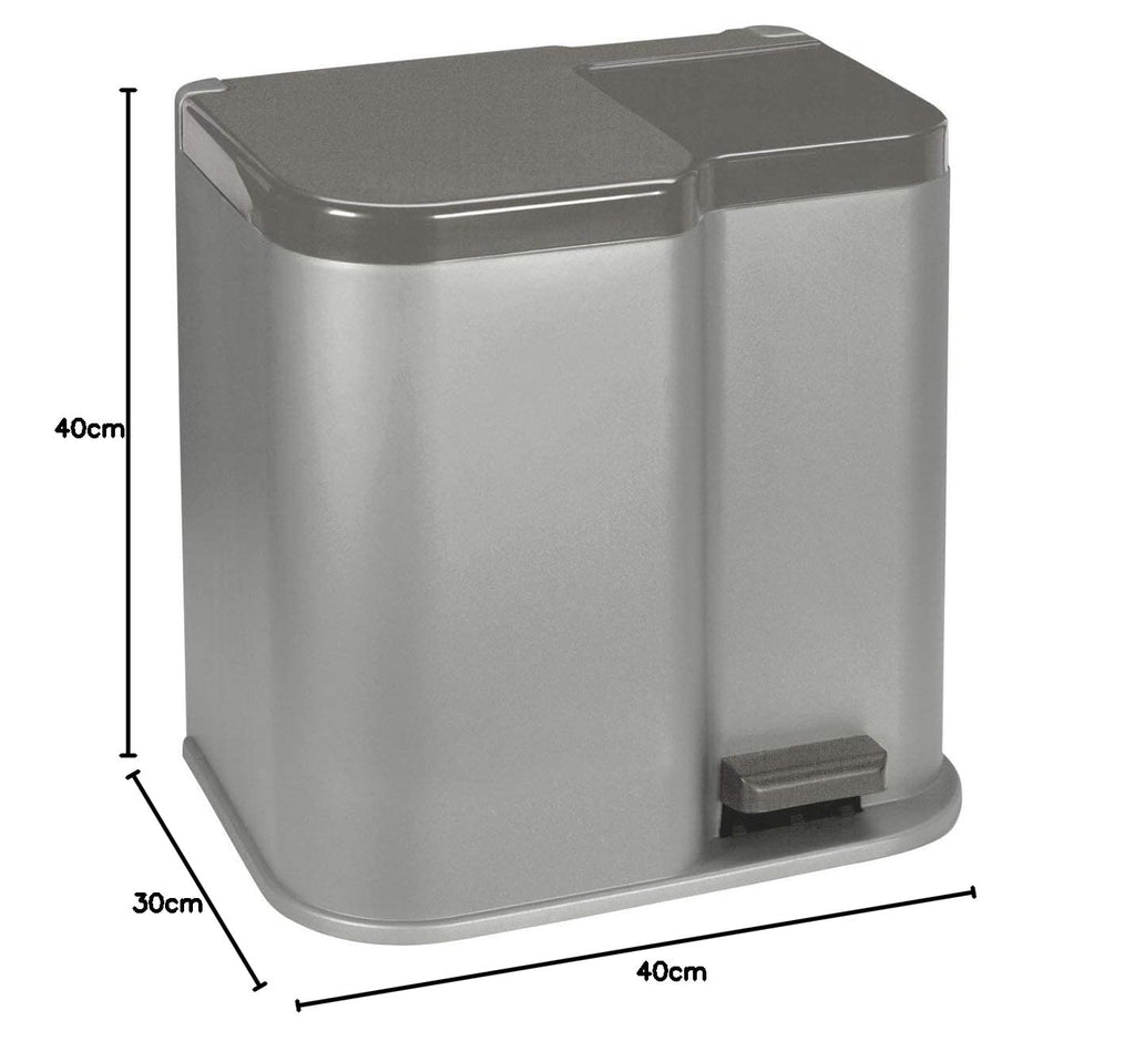 CURVER Mülleimer zur Mülltrennung DUO PEDALBIN