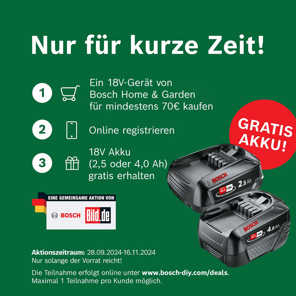 Bosch Home and Garden Akku Stichsäge PST 18 LI, ohne Akku, 18 Volt System, im Karton, 603011002, Grün