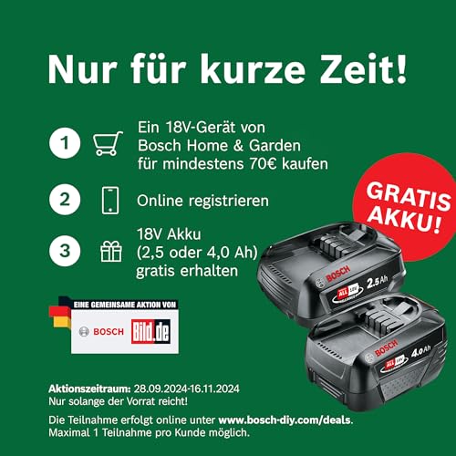 Bosch Home and Garden Akku Stichsäge PST 18 LI, ohne Akku, 18 Volt System, im Karton, 603011002, Grün