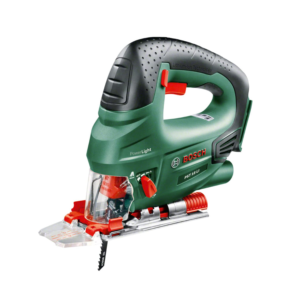 Bosch Home and Garden Akku Stichsäge PST 18 LI, ohne Akku, 18 Volt System, im Karton, 603011002, Grün