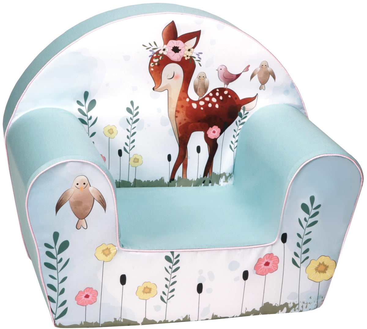 KNORRTOYS.COM 68352 - Kindersessel Fawn, Türkis