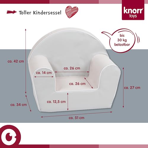 KNORRTOYS.COM 68352 - Kindersessel Fawn, Türkis