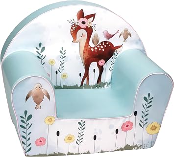 KNORRTOYS.COM 68352 - Kindersessel Fawn, Türkis