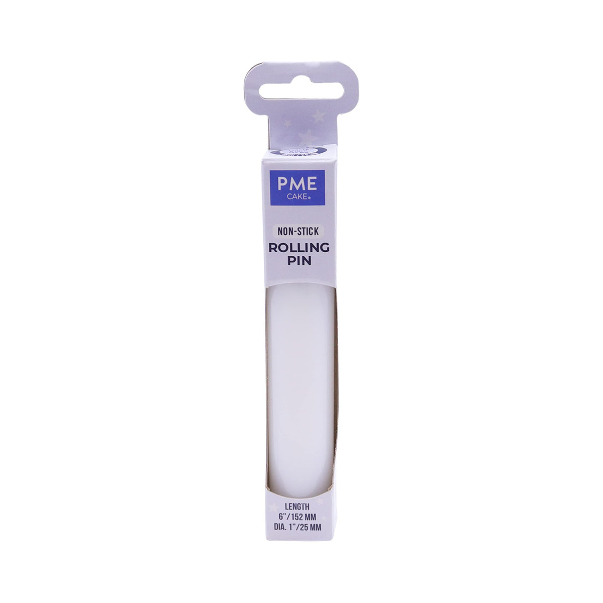 PME PP85 Antihaftbeschichteter Polyethylen-Ausrollstab 15 cm, Kunststoff, White, cm, 21.08 x 6.06 x 2.08 cm, 1 Einheiten