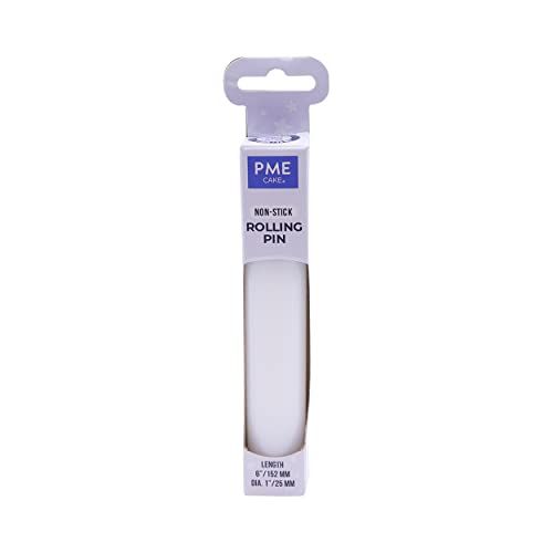 PME PP85 Antihaftbeschichteter Polyethylen-Ausrollstab 15 cm, Kunststoff, White, cm, 21.08 x 6.06 x 2.08 cm, 1 Einheiten
