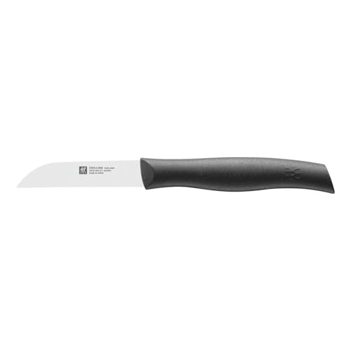 ZWILLING Twin Grip Messerset 3-teilig, Rostfreier Edelstahl, Kunststoffgriff, Schwarz