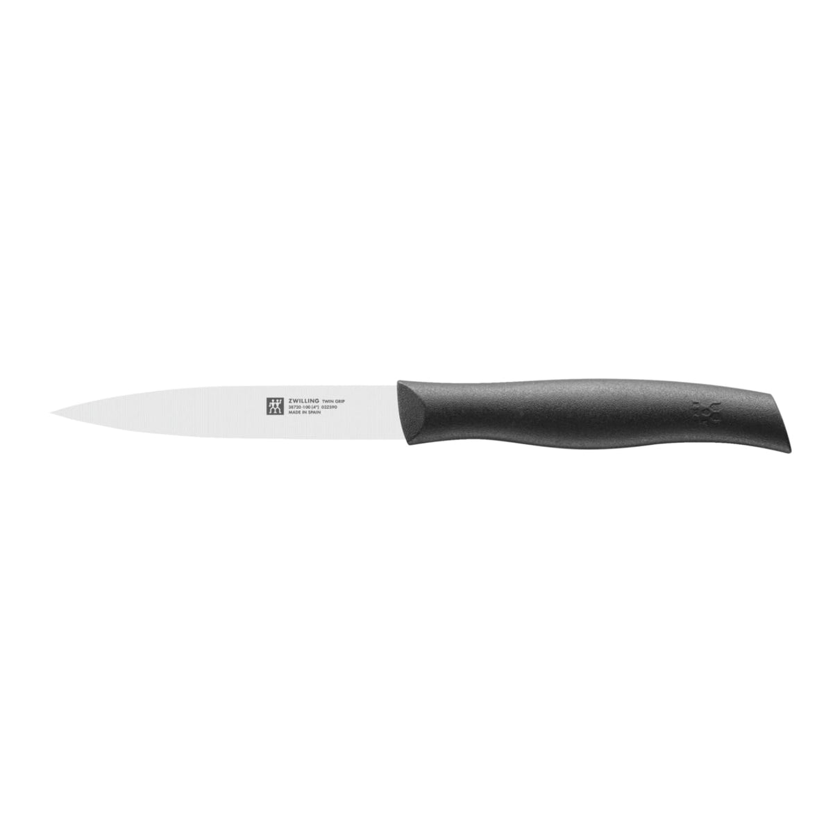 ZWILLING Twin Grip Messerset 3-teilig, Rostfreier Edelstahl, Kunststoffgriff, Schwarz