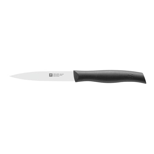 ZWILLING Twin Grip Messerset 3-teilig, Rostfreier Edelstahl, Kunststoffgriff, Schwarz