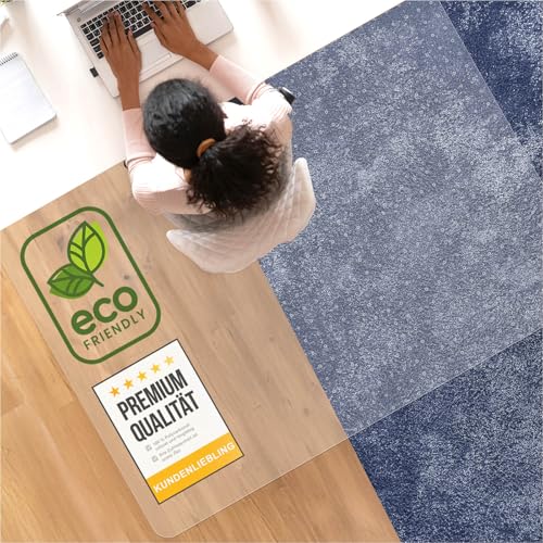 Bodenschutzmatte DURA-MAT aus Polycarbonat für Hartböden (100x120 cm)