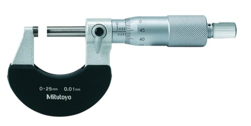 MITUTOYO 102-301 Bügelmessschraube Werkszertifikat DIN 863/1 Messbereich 0-25 mm