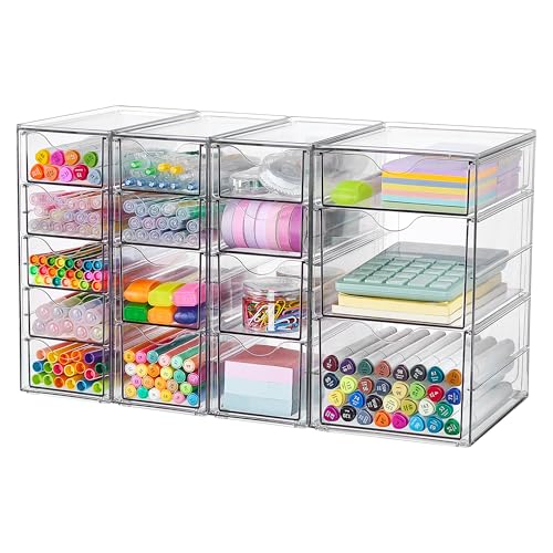 Vtopmart Schreibtisch Organizer mit 16 Schubladen