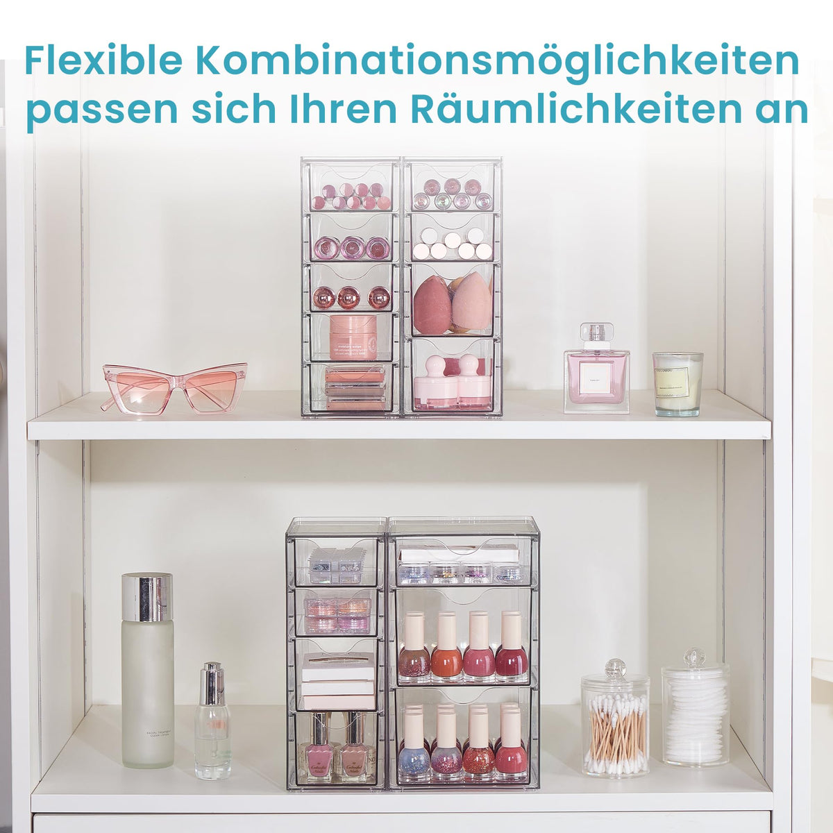 Vtopmart Schreibtisch Organizer mit 16 Schubladen