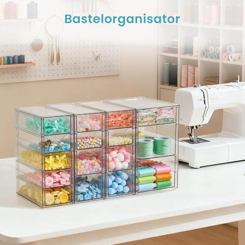 Vtopmart Schreibtisch Organizer mit 16 Schubladen