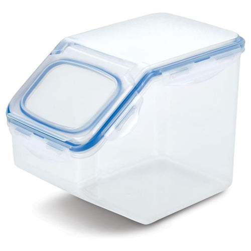 LocknLock PP Classic Küchen Caddy mit Klappdeckel | 5L | 25,7 x 15,7 x 19,1 cm | Schüttdose | Aufbewahrungsbox für Lebensmittel | Müslispender
