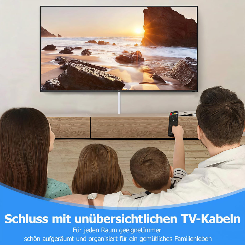 6m Kabelkanal Weiß Selbstklebend, 15 Stück L40cm x W15 x H10mm PVC Kabelschacht Weiss zum Verstecken von Kabel, Kabelleiste für die Wand, Schnelle Verklebung, kein Bohren erforderlich