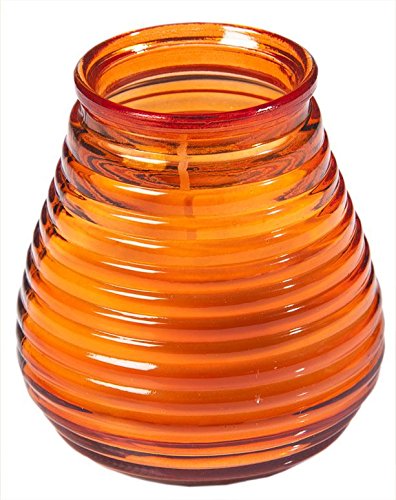 Glaswindlicht Flairlight in Orange, B10 x H9cm, 6 Stück