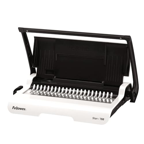Fellowes Bindegerät „Star“ + Kammbindung (5006501), 7,9 x 45 x 24,9 cm