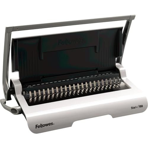 Fellowes Bindegerät „Star“ + Kammbindung (5006501), 7,9 x 45 x 24,9 cm