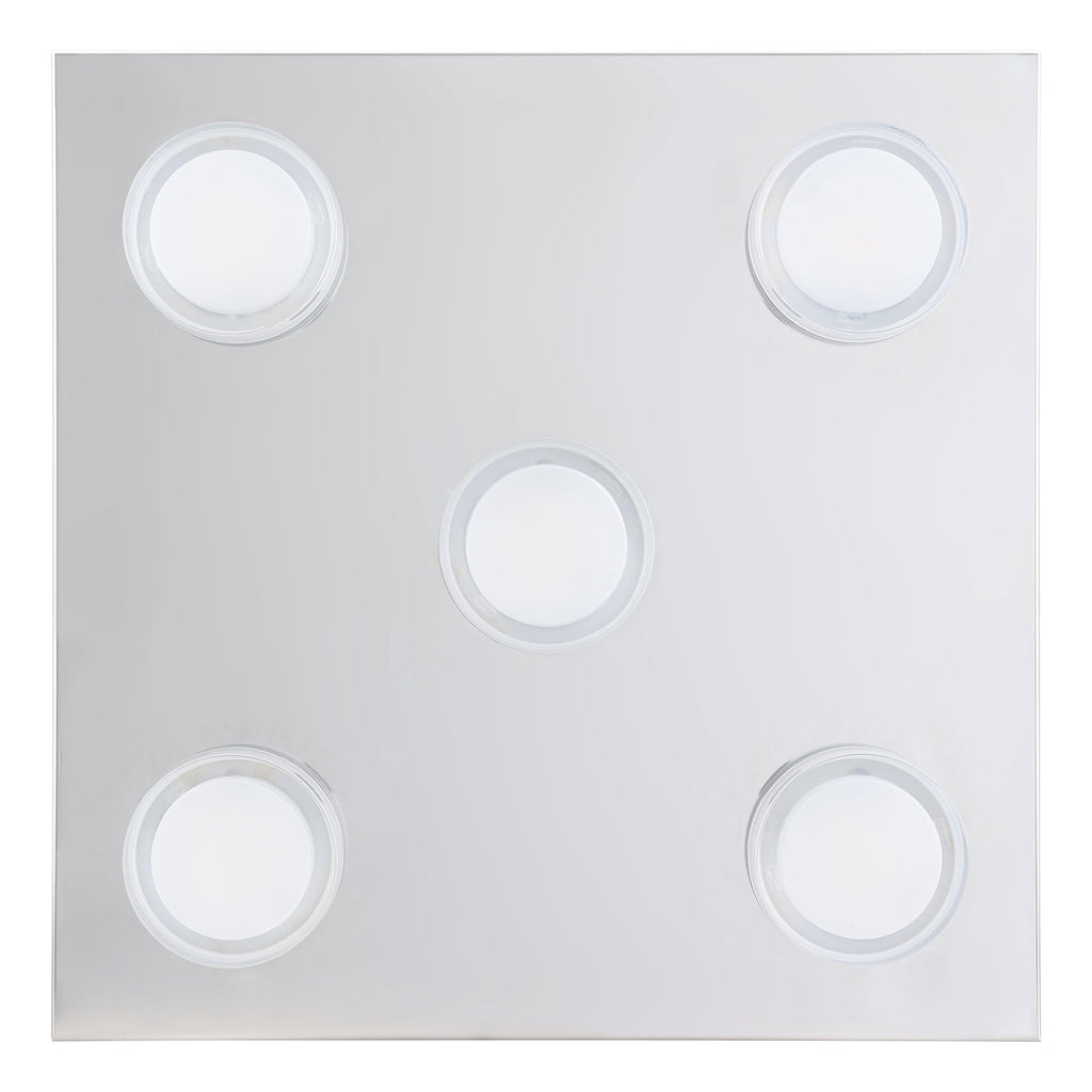EGLO LED Deckenlampe Romendo 1,5 flammige Deckenleuchte Bad dimmbar