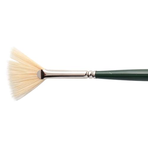Winsor & Newton 5977701 Winton Fächerpinsel- Nr.1- 30 mm, für Ölfarbe, Acrylfarbe und Alkydfarbe, Weiß