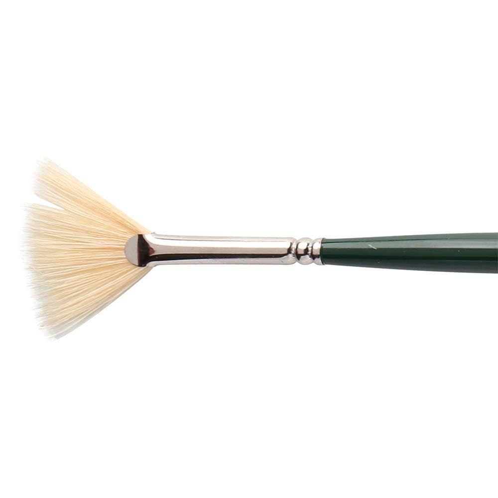 Winsor & Newton 5977701 Winton Fächerpinsel- Nr.1- 30 mm, für Ölfarbe, Acrylfarbe und Alkydfarbe, Weiß