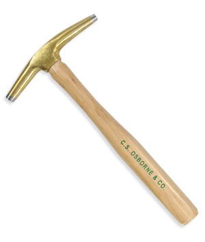 C.S. Osborne #33 7oz Bronze Head Magnetic Tipped Hammer Upholstery Ramelson by UJ Ramelson Co