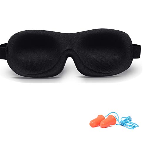 Schlafmaske für Männer & Frauen, Trilancer 3D Schlafbrille