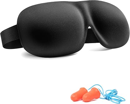 Schlafmaske für Männer & Frauen, Trilancer 3D Schlafbrille