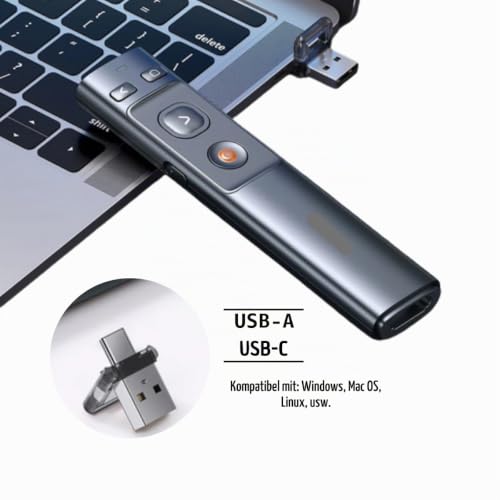 Baseus Orange Dot Wireless Laser Pointer