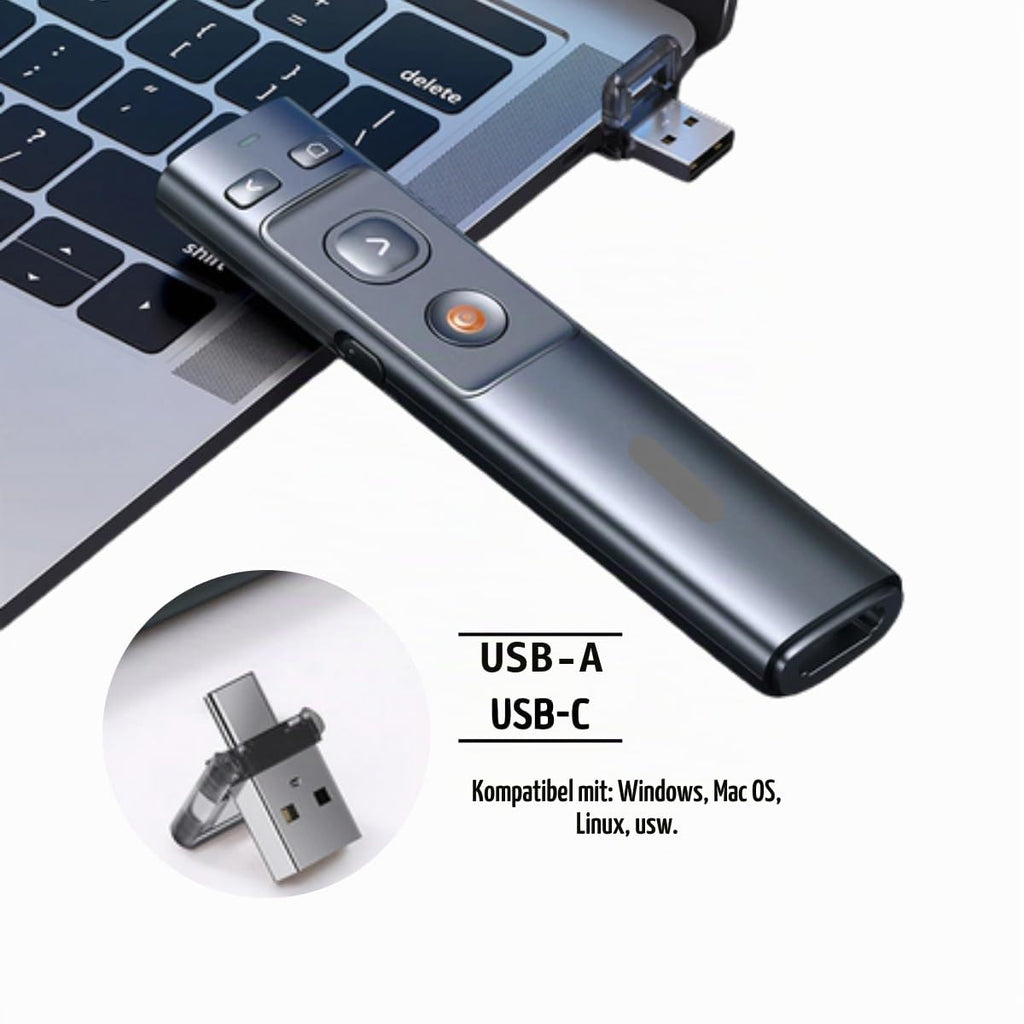 Baseus Orange Dot Wireless Laser Pointer