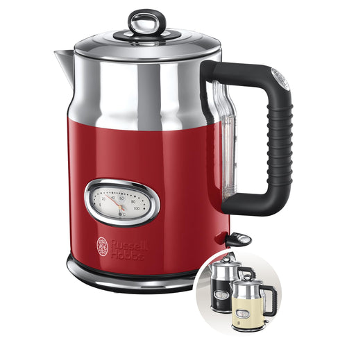 Russell Hobbs Wasserkocher Vintage, 1,7 l, 2400 Watt, Retro Teekocher
