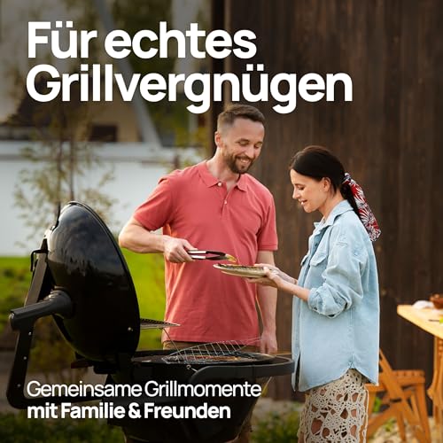 ToCi 4X Fischgriller Silber mit Holzgriff