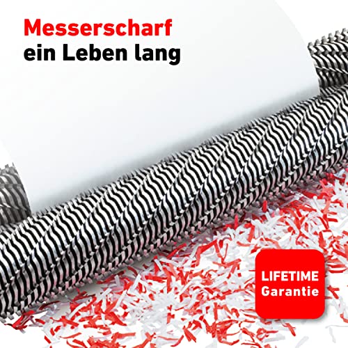 Aktenvernichter IDEAL 2245, Partikelschnitt 3x25mm, bis 6 Blatt, P-4 DSGVO
