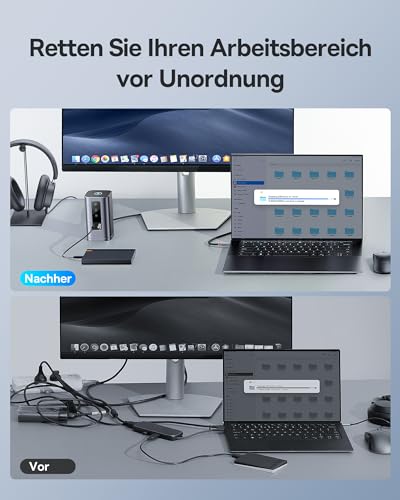 Baseus Docking Station Spacemate Series 11-in-1 3 Monitore