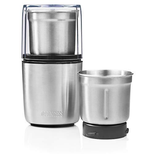 Princess Pesto Maker - Multi Zerkleinerer, mit 2 Edelstahlmessern, 200 Watt, 190 g, für feste und flüssige Zutaten, 221040