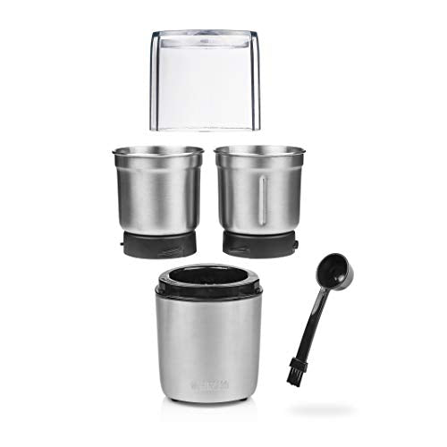 Princess Pesto Maker - Multi Zerkleinerer, mit 2 Edelstahlmessern, 200 Watt, 190 g, für feste und flüssige Zutaten, 221040