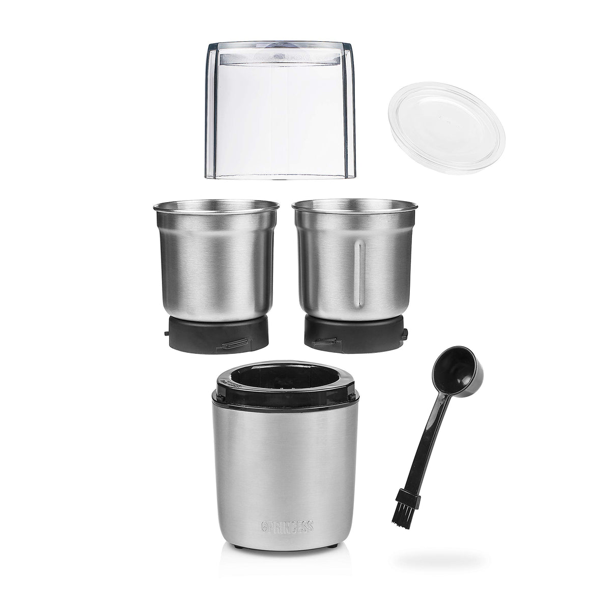 Princess Pesto Maker - Multi Zerkleinerer, mit 2 Edelstahlmessern, 200 Watt, 190 g, für feste und flüssige Zutaten, 221040