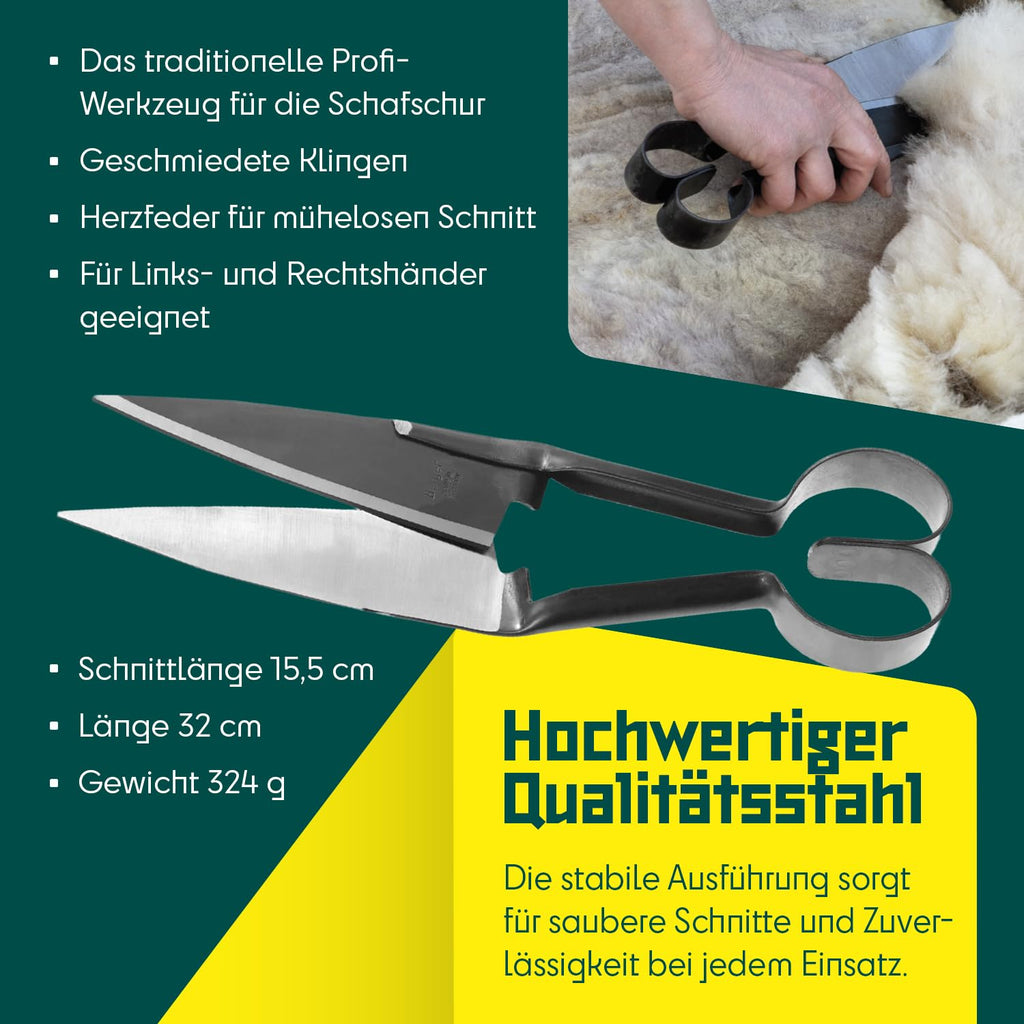 BERGER Schafschere 2722 | Profi Gartenschere | Buchsbaumschere