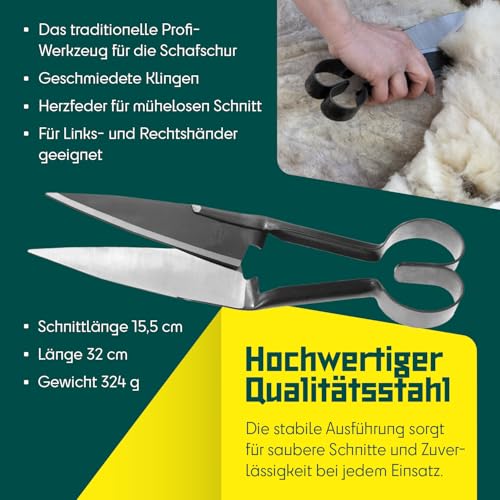 BERGER Schafschere 2722 | Profi Gartenschere | Buchsbaumschere