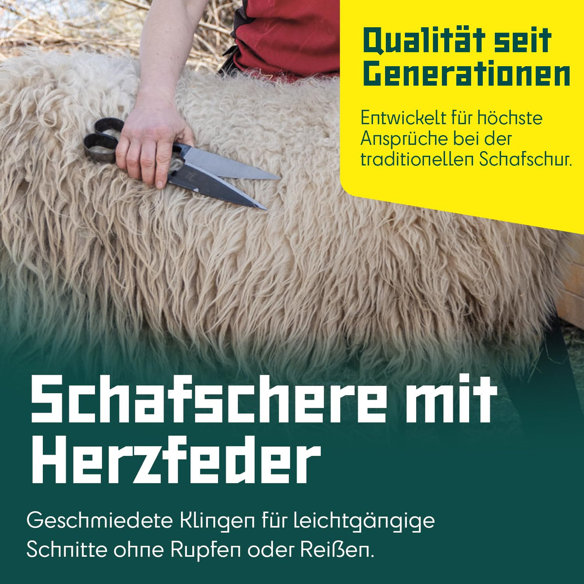 BERGER Schafschere 2722 | Profi Gartenschere | Buchsbaumschere