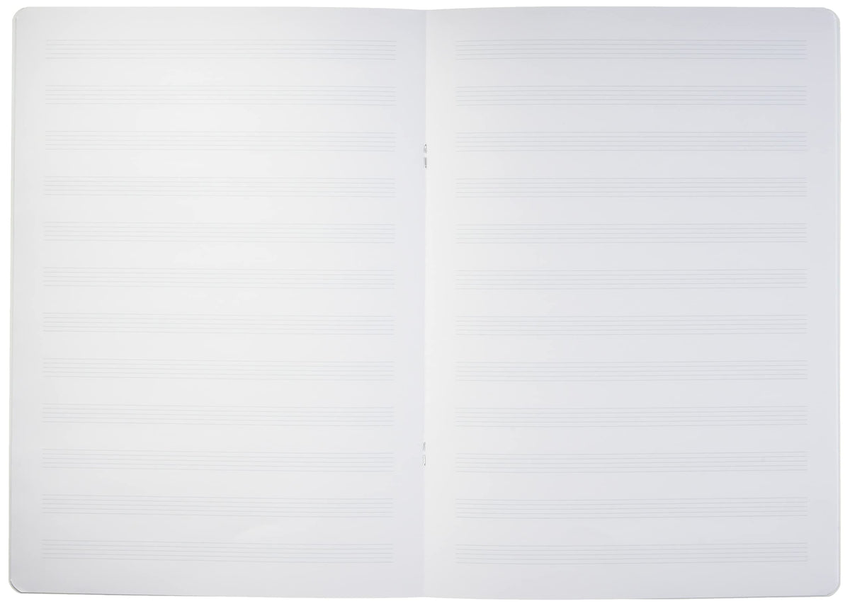 Clairefontaine 31014C Notenheft A4 8 Blatt Notenlinien 90g Türkis