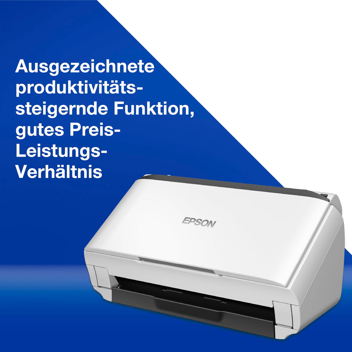Workforce DS-410: Kompakter A4 Business-Scanner mit Blattzufuhr, automatischem Dokumenteneinzug für 50 Blatt und Epson Document Capture Pro-Software