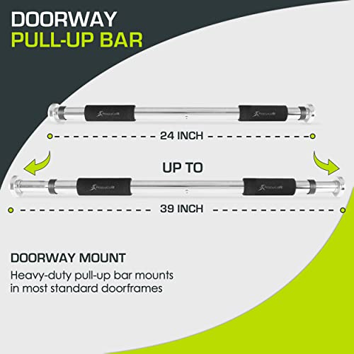 ProsourceFit Doorway Mount, Foldable, Multi-Grip, Multi-Grip Lite and Wall-Mounted Pull Up/Chin-Up Bar