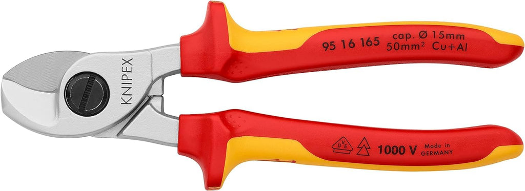 KNIPEX Kabelschere, 165 mm, 95 16 165