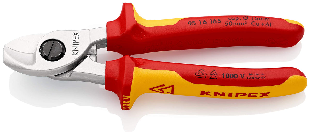 KNIPEX Kabelschere, 165 mm, 95 16 165