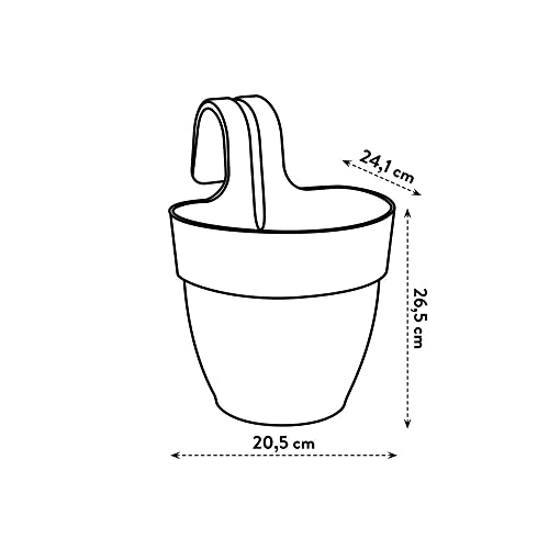 elho Vibia Campana Easy Hanger small Pflanztöpfe - Pistazien Grün