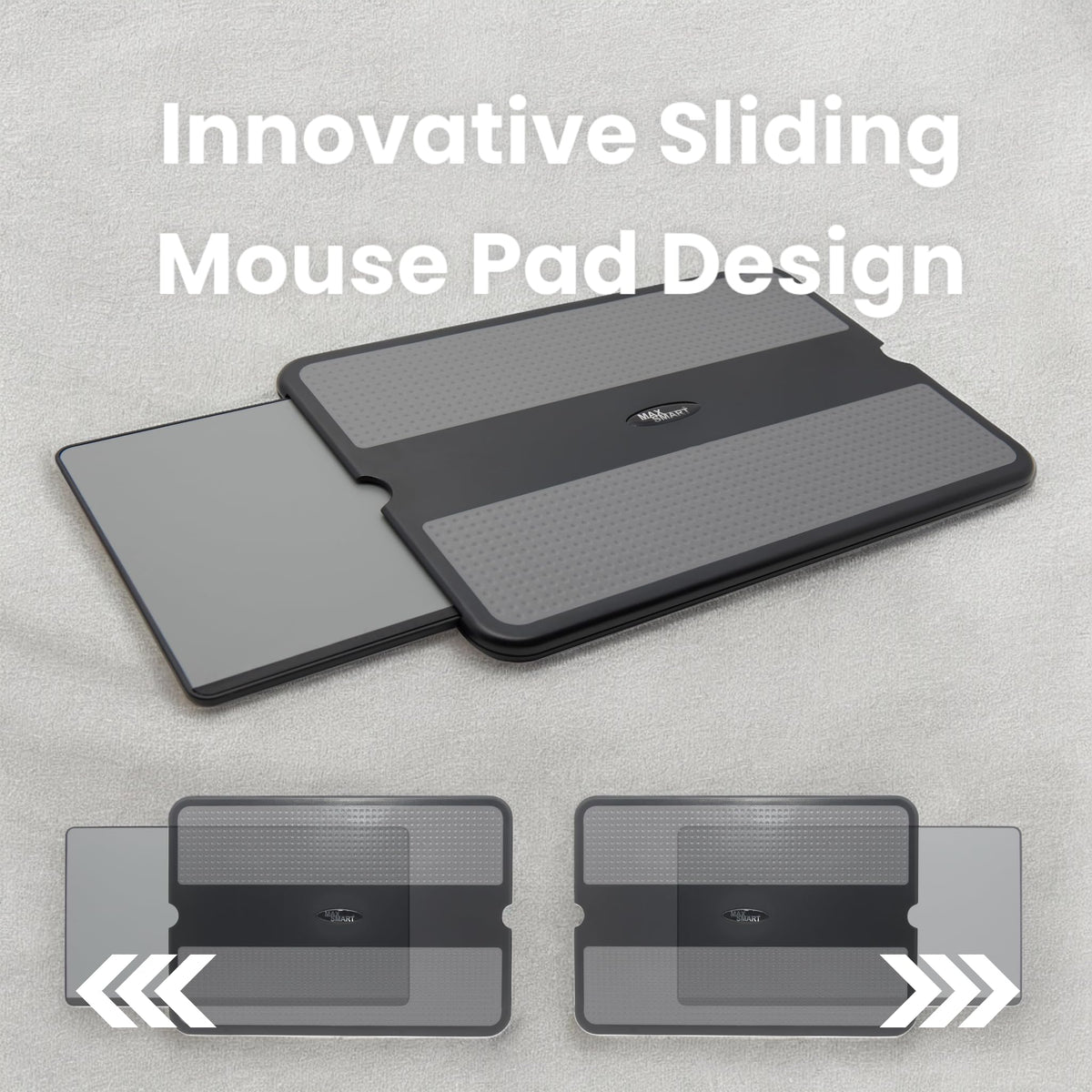 MAX SMART Laptop-Schoßpolster Laptop Underlay Notebook Cushdesk Kniekissen Unterlage mit Retractable Mouse Tray
