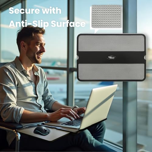 MAX SMART Laptop-Schoßpolster Laptop Underlay Notebook Cushdesk Kniekissen Unterlage mit Retractable Mouse Tray