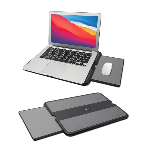 MAX SMART Laptop-Schoßpolster Laptop Underlay Notebook Cushdesk Kniekissen Unterlage mit Retractable Mouse Tray