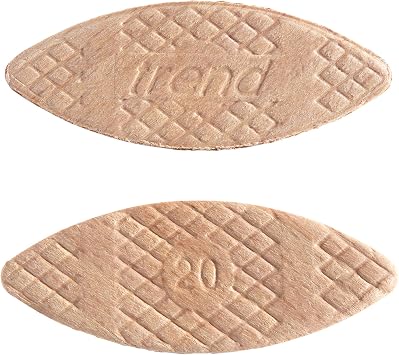 Trend 100 Stück Buchenholz Verbindungsplättchen (Nr. 20) für Holzbearbeitung, Tischlerei und Möbelbau, BSC/20/100